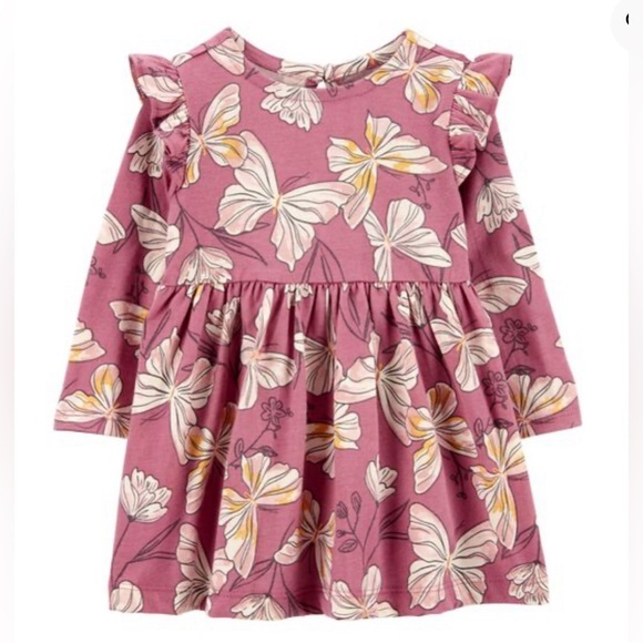 Carter's Other - Brand New Baby Butterfly Jersey Dress with Diaper Cover, 24 Months, NWT